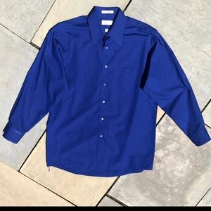 Van Heusen Dark Royal Blue Button Down